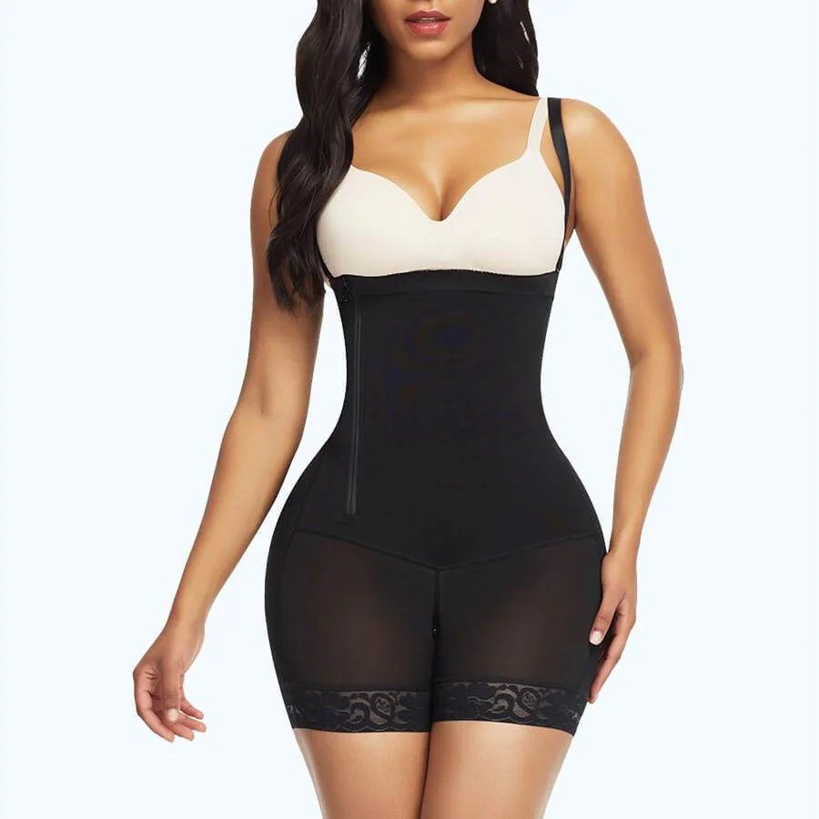 Flexehag™ Side Zipper Firm Tummy Compression Shaper with Butt Lifter