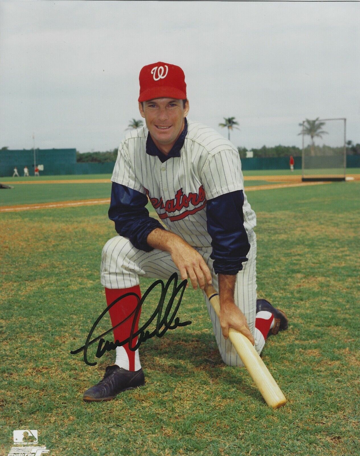 Signed 8x10 TIM CULLEN Washington Senators Autographed Photo Poster painting - COA