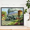 Diamond Painting-DIY Full Round Drill Train(50*40 CM)