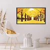 Yellow Leaves - Round Drill Diamond Painting - 80*40CM - Large Size
