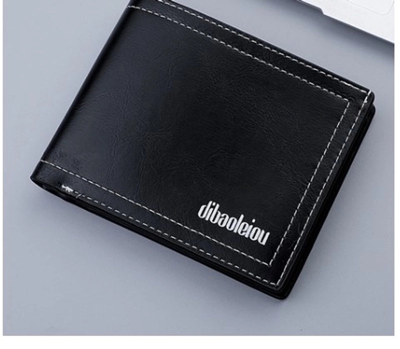 Men’s Solid Color Pu Leather Wallets