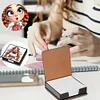 Zopf M&auml;dchen Leder Memo Pad Halter - 5d DIY Handwerk Aufbewahrungsbox