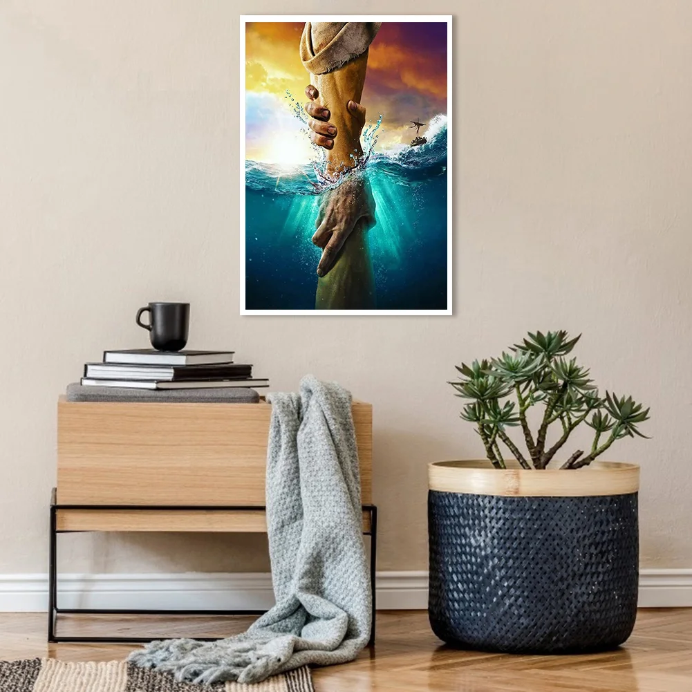 Diamond Painting - Full Round Drill - Helping Hand(30*40cm)