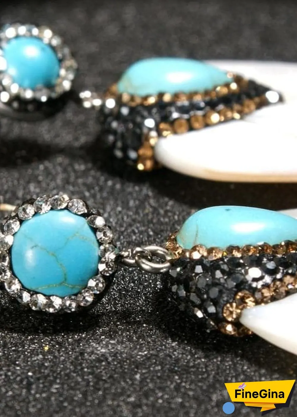 Boho Earrings, Dangle Earrings, Leaf White Shell