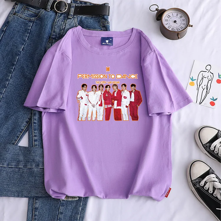 BTS Permission to Dance Las Vegas Photo Candy T-shirt