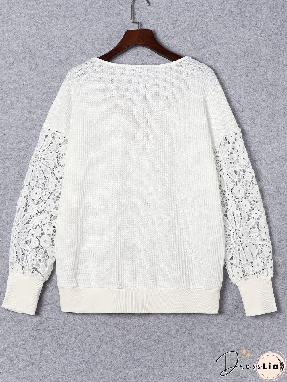 Floral Butterfly Long Sleeve V-Neck Top