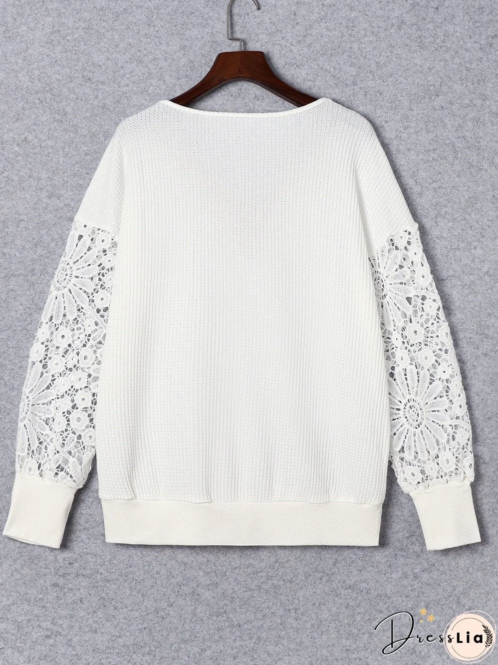 Floral Butterfly Long Sleeve V-Neck Top