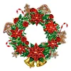 Christmas Wreath-Crystal Rhinestone Diamond Painting
