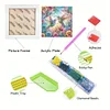 5D DIY Partial Special Shaped Drill Hummingbird Diamond Painting With Frame Kit19.2x19.2cm