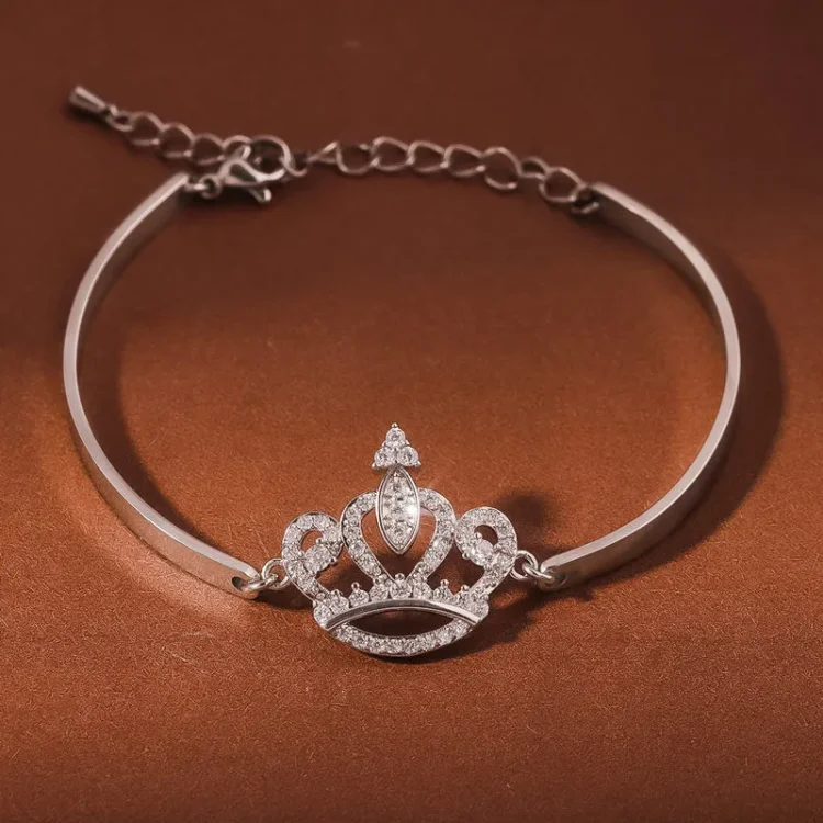 For Love - Straighten Your Crown Crown Bracelet