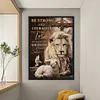 Lion-11CT Stamped Cross Stitch 40*60cm/15.75*23.62in(Big Size)