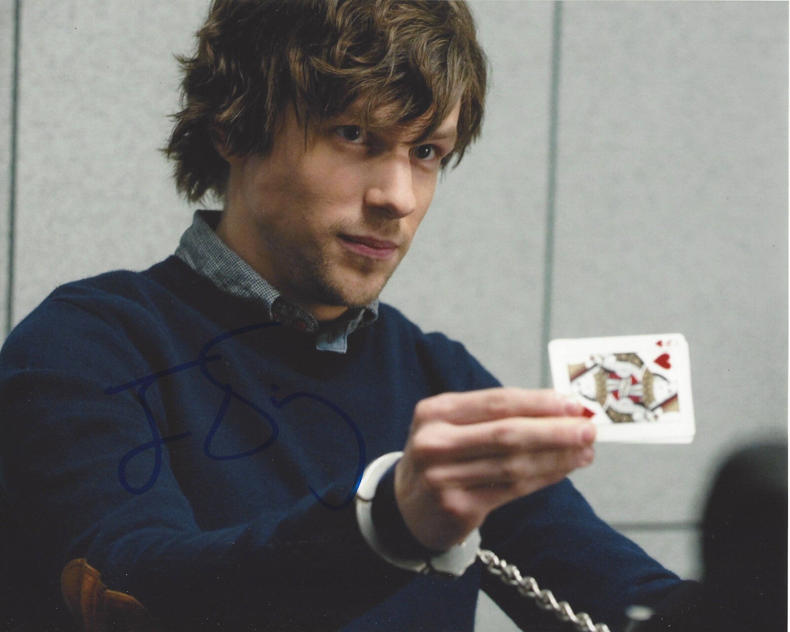 JESSE EISENBERG SIGNED AUTOGRAPH 'NOW YOU SEE ME' 8x10 Photo Poster painting w/COA ACTOR PROOF