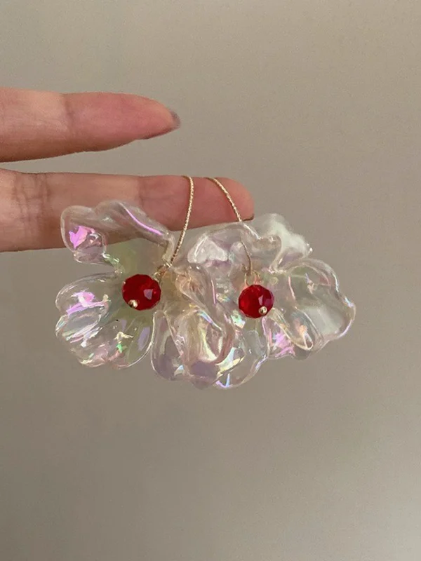 Flower Shape Eardrop Earrings Accessories