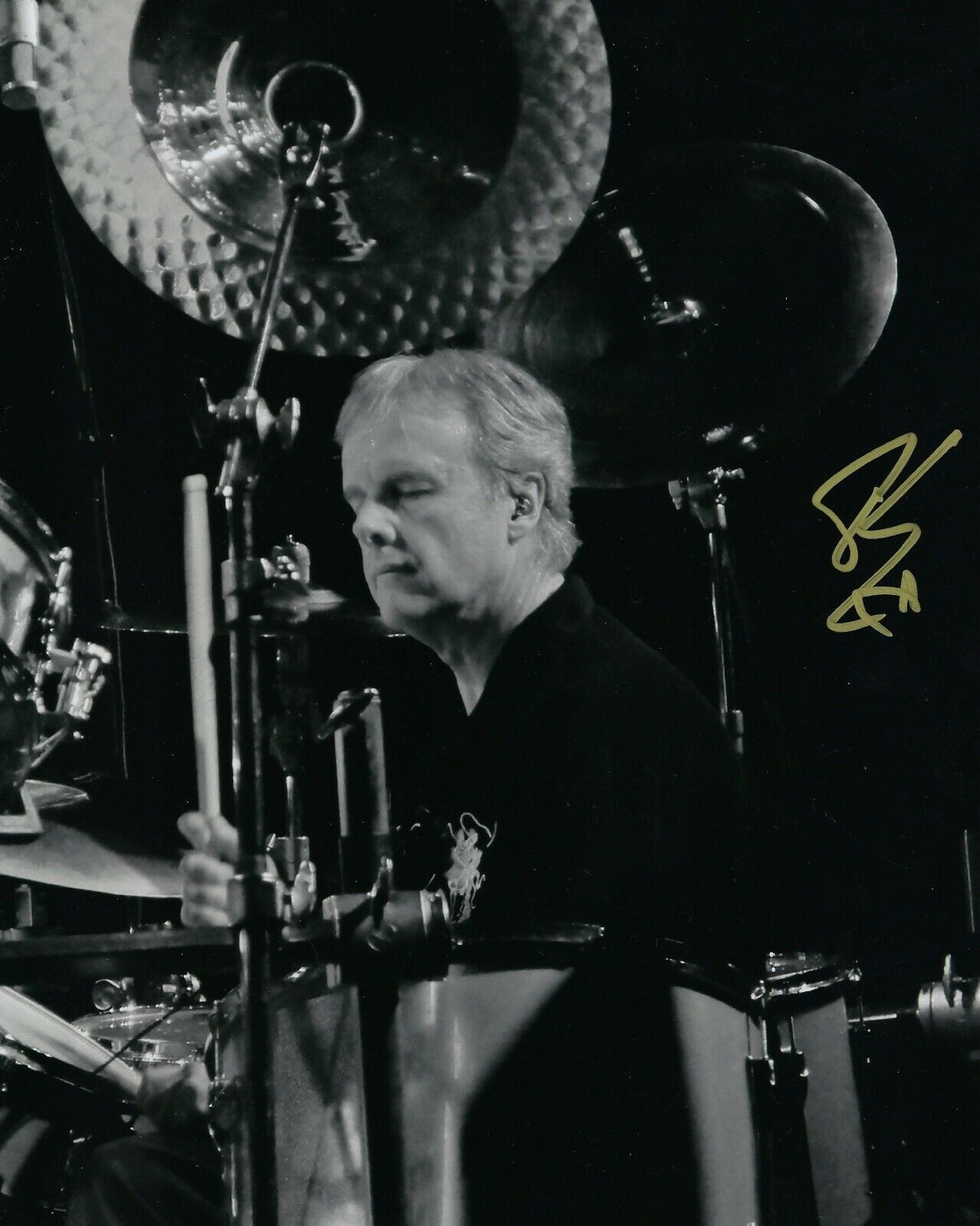 GFA Kansas Band Drummer * PHIL EHART * Signed 8x10 Photo Poster painting COA