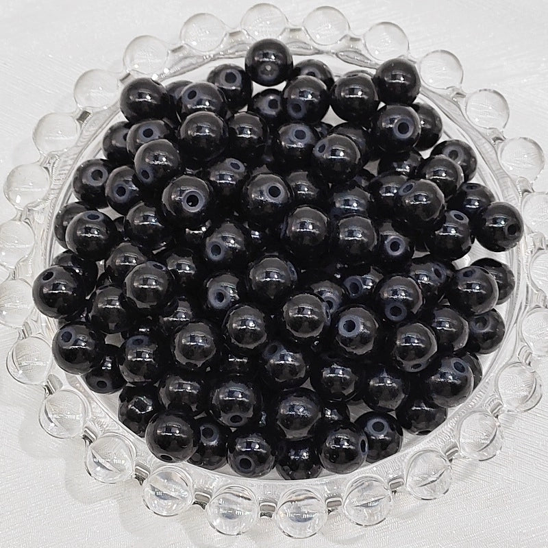 50 PCS/Package Diameter 4mm Diameter 6 Mm Glass Round Beads