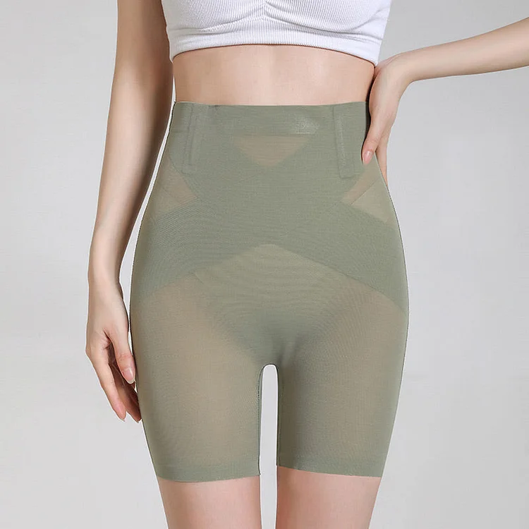 Summer Breathable Mesh Boyshorts Panties for Waist Shaping