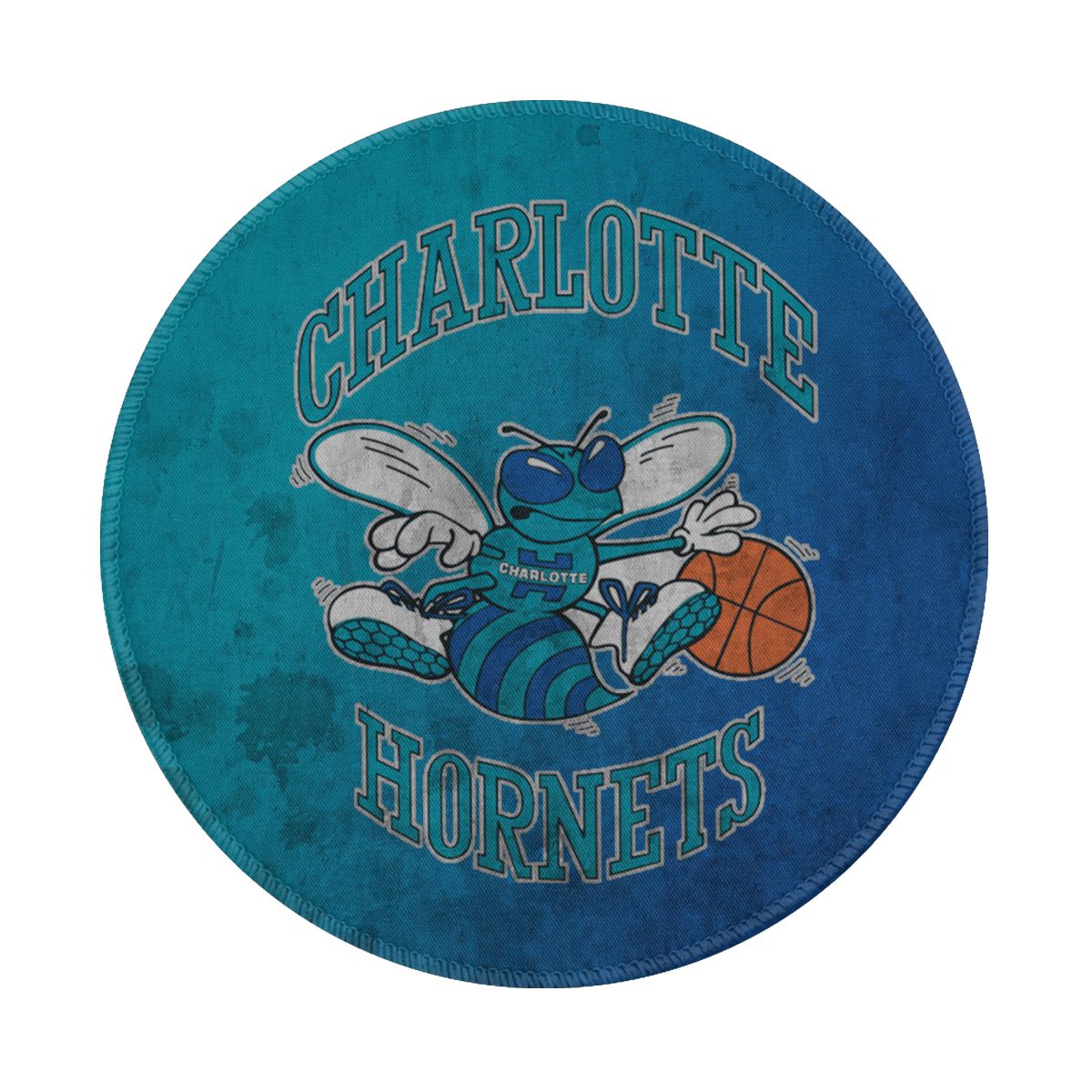 Charlotte Hornets Throwback Non-Slip Rubber Round Mouse Pad