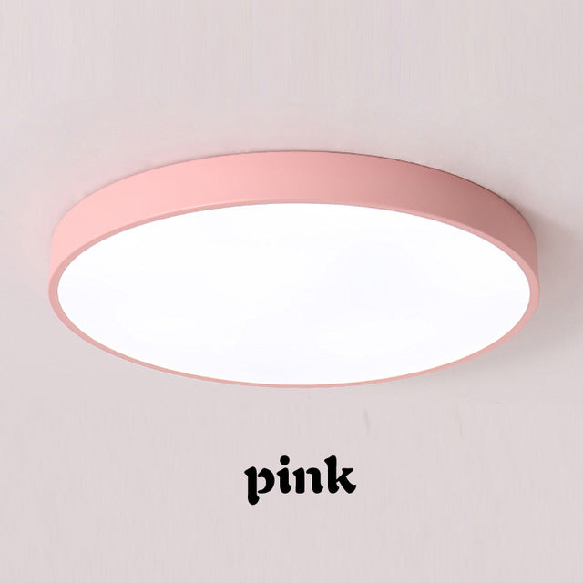 LED Ceiling Light Modern Lamp Living Room Lighting Fixture Bedroom Kitchen Surface Mount Flush Panel Remote Control