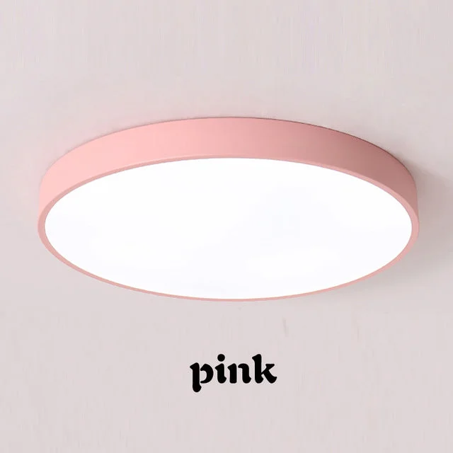 LED Ceiling Light Modern Lamp Living Room Lighting Fixture Bedroom Kitchen Surface Mount Flush Panel Remote Control