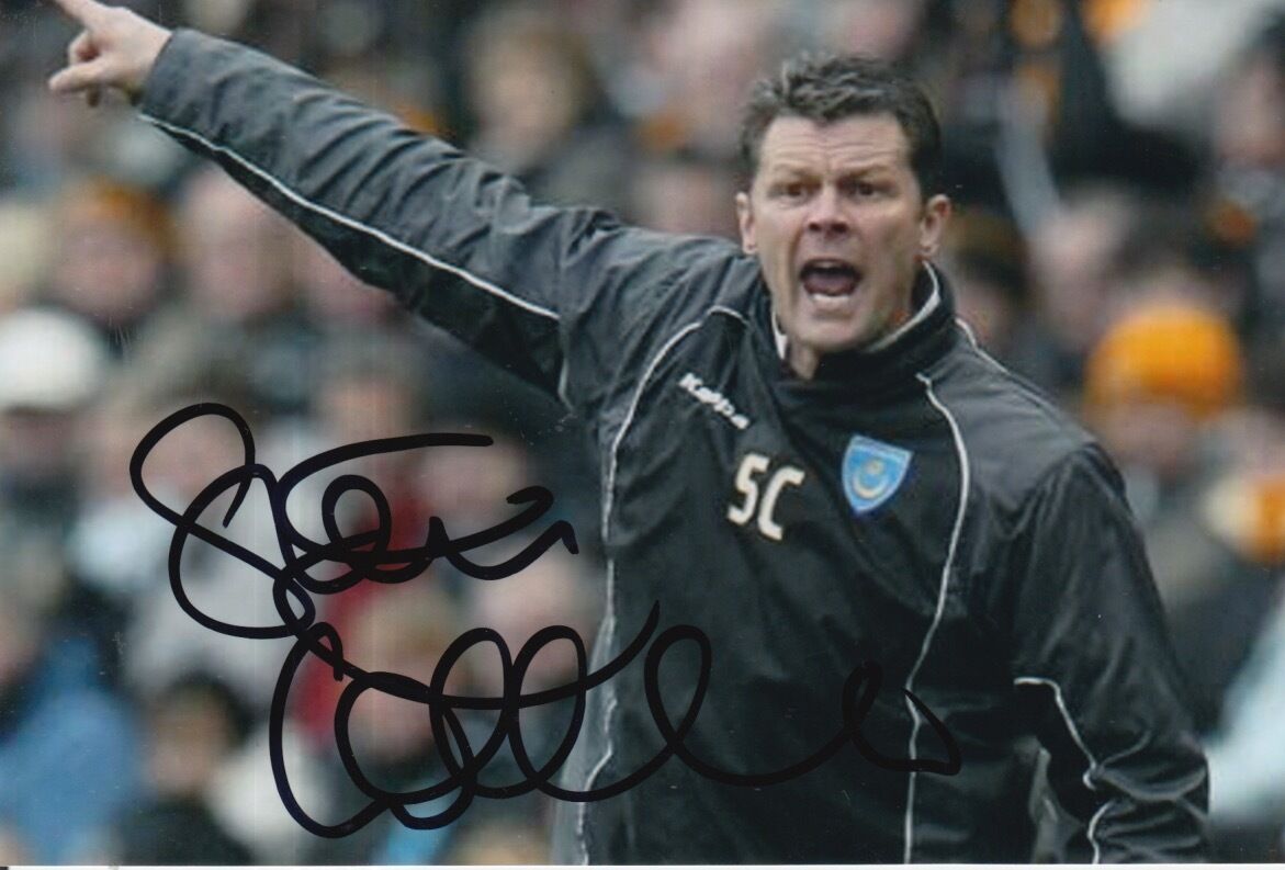 PORTSMOUTH HAND SIGNED STEVE COTTERILL 6X4 Photo Poster painting 1.