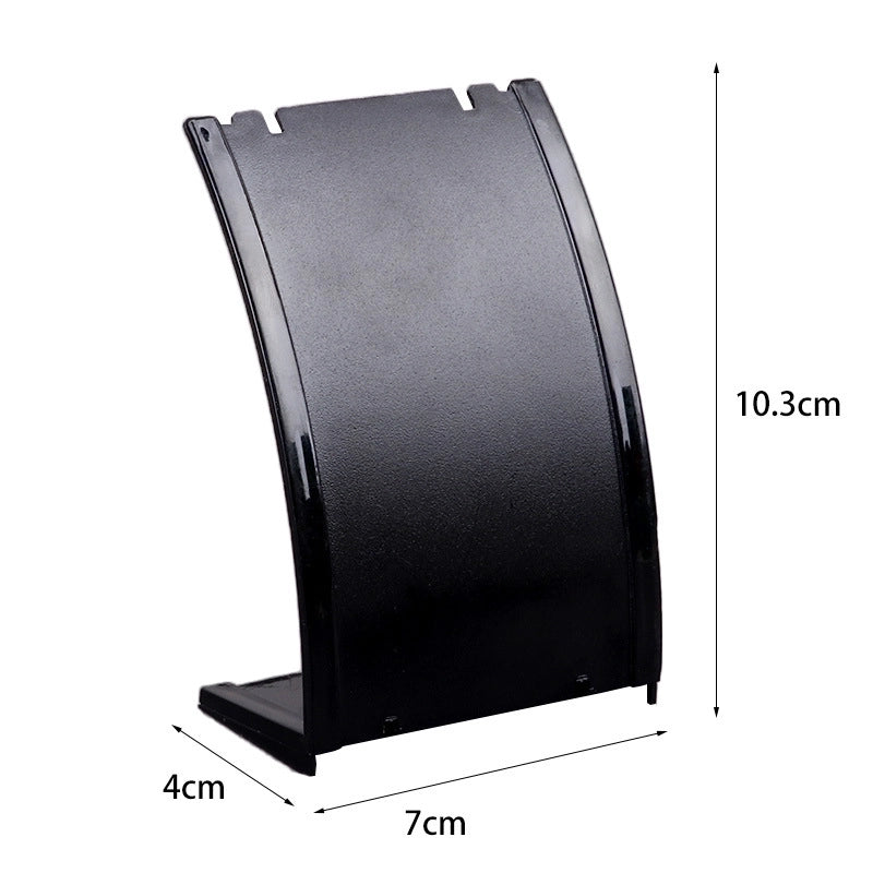 Minimalist Square Solid Color Neck Plastic Jewelry Rack