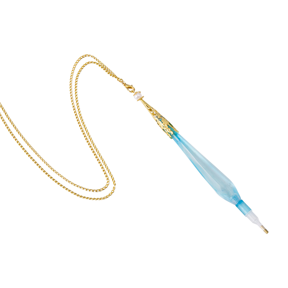 

Light Blue Point Drill Pen With Necklace, 501 Original
