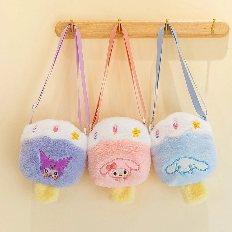 Bubble Mart Paradise Rab Plush Large Capacity Cute Tote Bag Embroidered Shoulder Bag Handbag