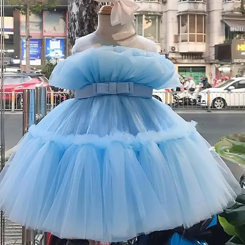 Newborn Dress For Girls Kids Wedding Party Dresses For Baby Girls 1st Birthday Princess Dress Bridesmaids Infant Bebe Vestidos