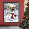 Diamond Painting-DIY Full Round Drill Snowman