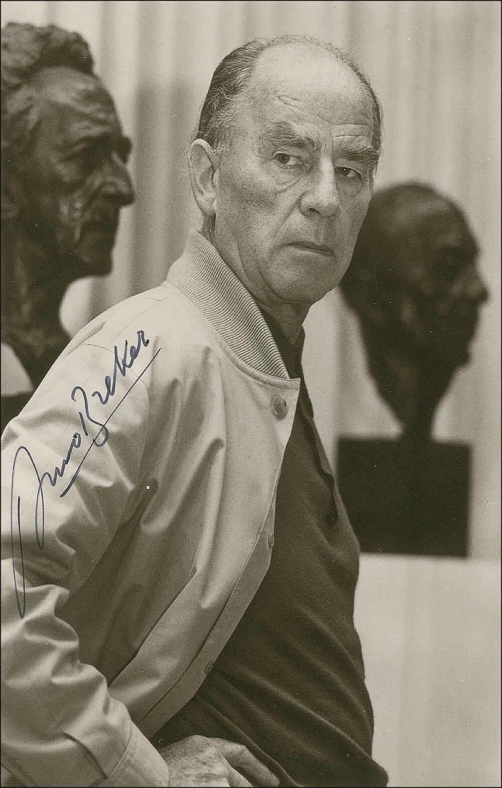 ARNO BREKER - Signed Photo Poster paintinggraph - German Sculptor - preprint