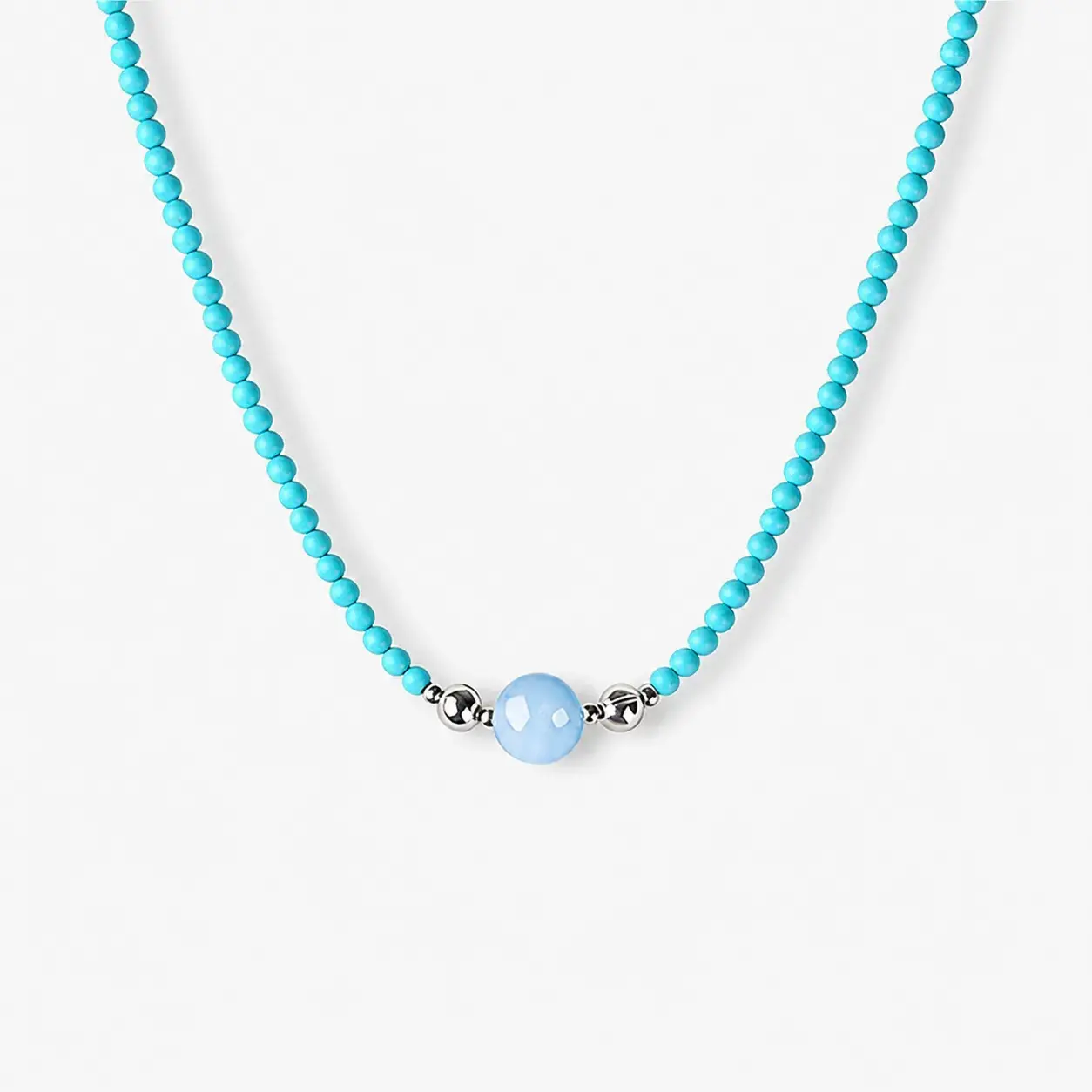 Azure Horizon &mdash; Magnetic Crystal Necklace