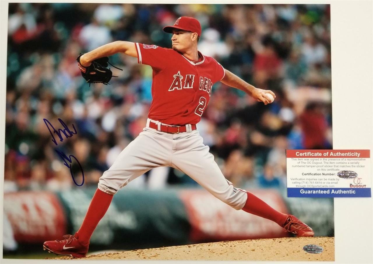 Andrew Heaney signed Angels 11x14 Photo Poster painting Autograph (B) ~ OC Dugout Hologram