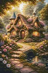 Luxury AB Velvet Diamond Painting Kit - Scenery