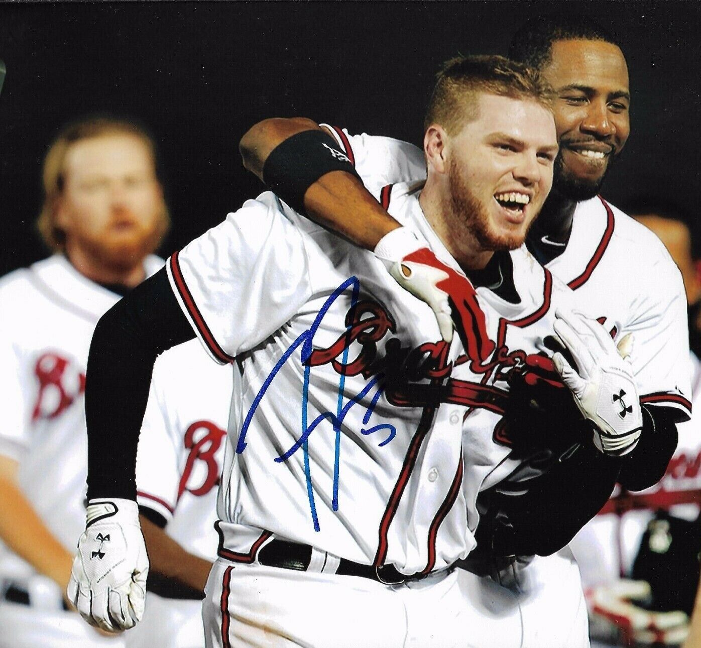 Freddie man 8x10 SIGNED Photo Poster painting AUTOGRAPHED (BRAVES) REPRINT