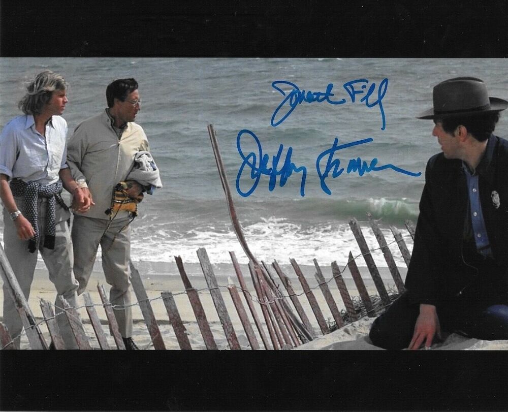 * JEFFREY KRAMER & JONATHAN FILLEY * signed 8x10 Photo Poster painting * JAWS * PROOF * * 2