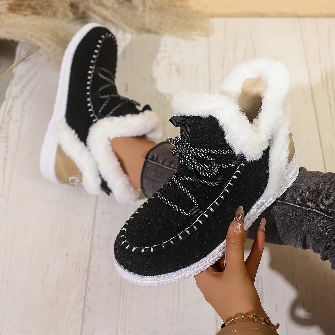 Breakj Breakj Snow Boots Women 2025 Winter New Warm And Anti-Slip In Add-On Cotton Boots With Waterproof And Tuff Boots