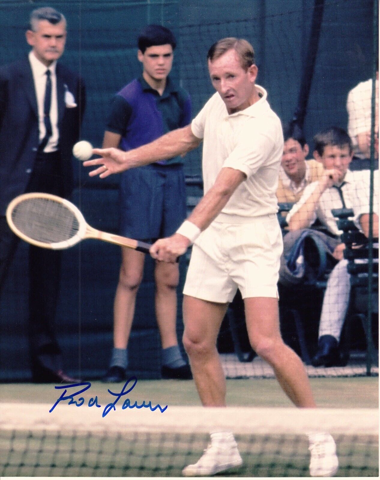 Rod Laver #6 8x10 Signed Photo Poster painting w/ COA Tennis-Men