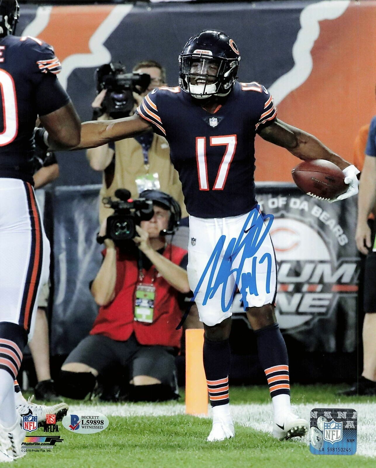 Anthony Miller signed 8x10 Photo Poster painting BAS Beckett Chicago Bears Autographed