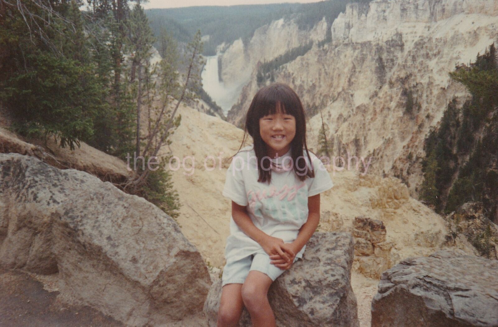 NATURAL BEAUTY Little Girl FOUND Photo Poster painting ColorSnapshot 811 8 E