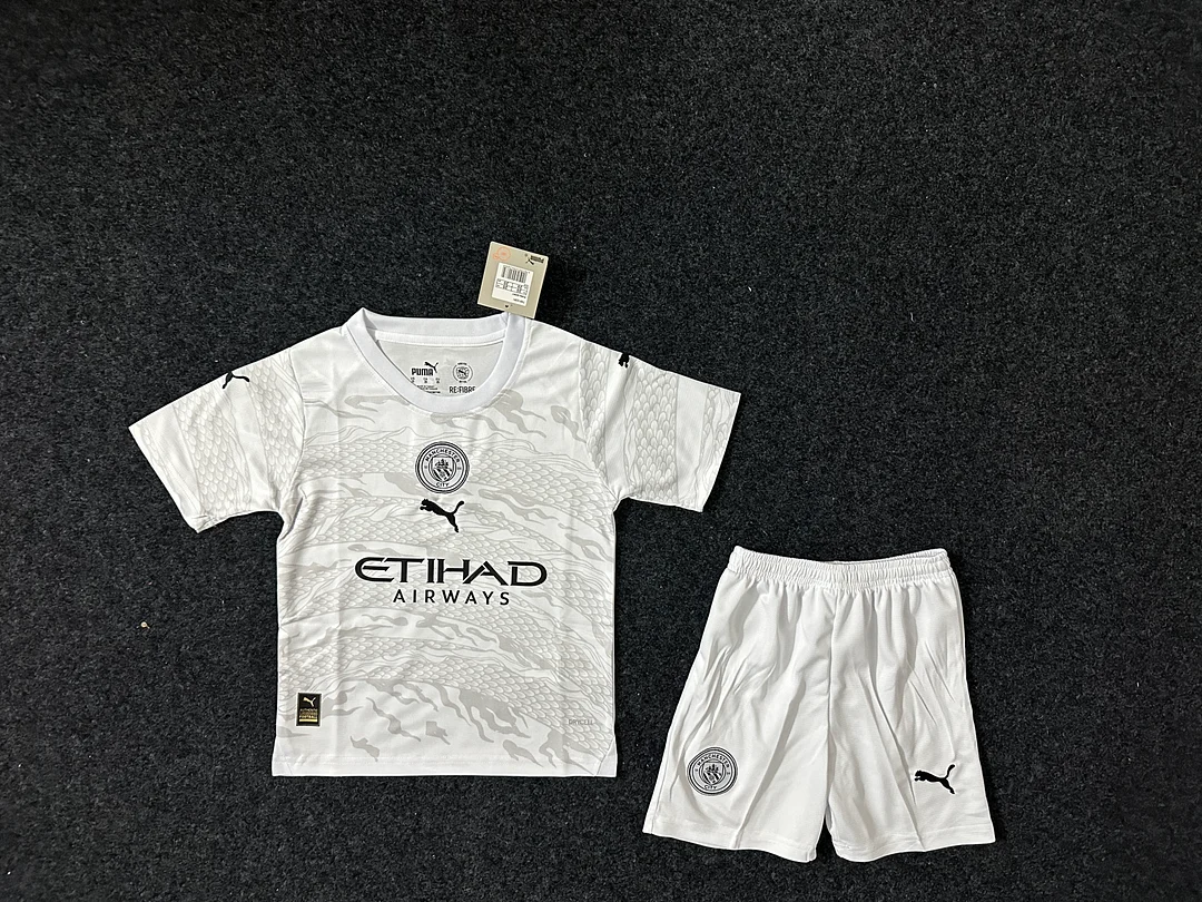 24/25 Manchester City Special Edition Kids Kit Football Shirt Thai Quality
