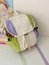 Nylon School Camping Daypack for Kids Cute Book Sackpack for Gym Sport Traveling