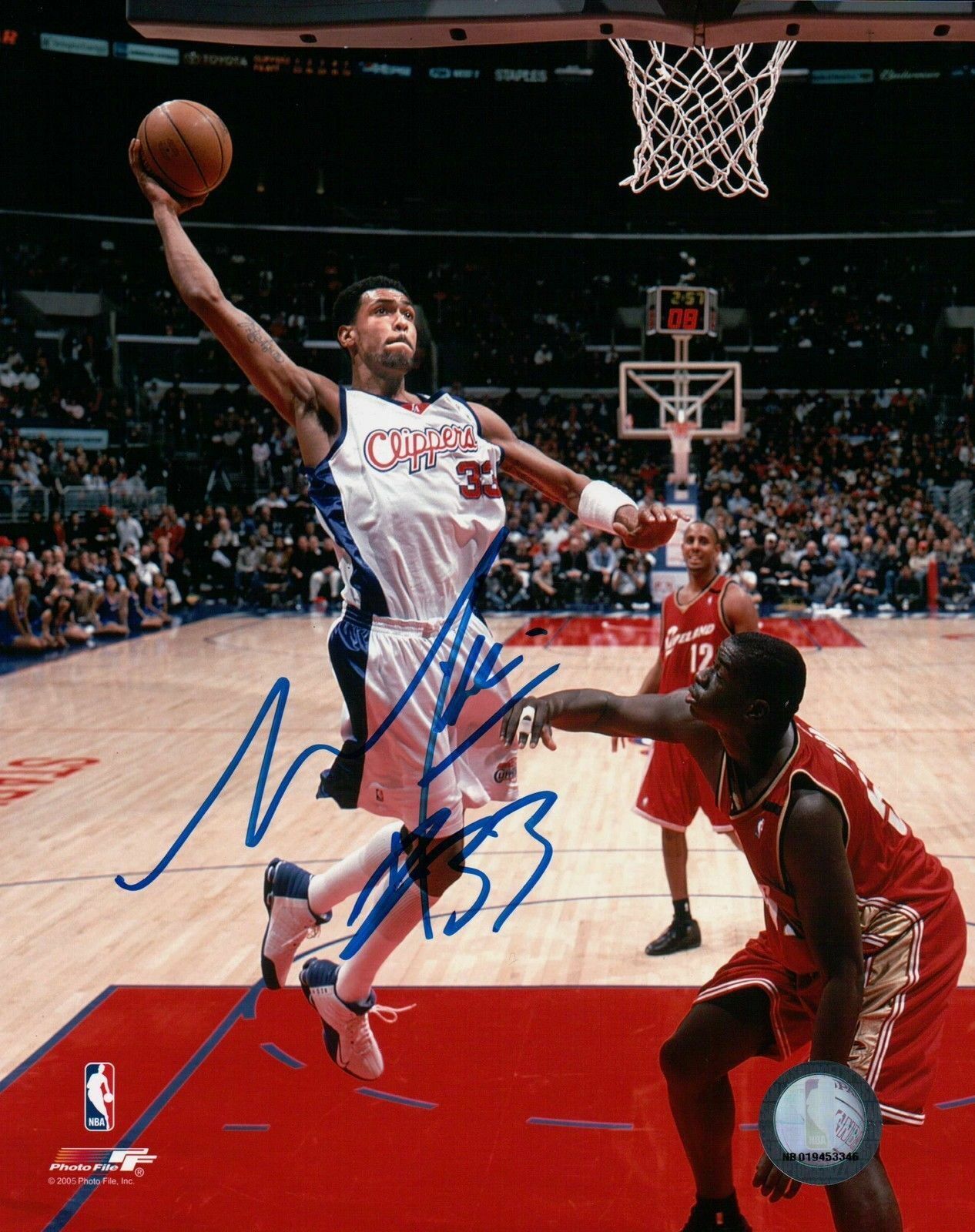 Mikki Moore Signed 8X10 Autograph Photo Poster painting Photo Poster paintinggraph Clippers Dunkings w/COA
