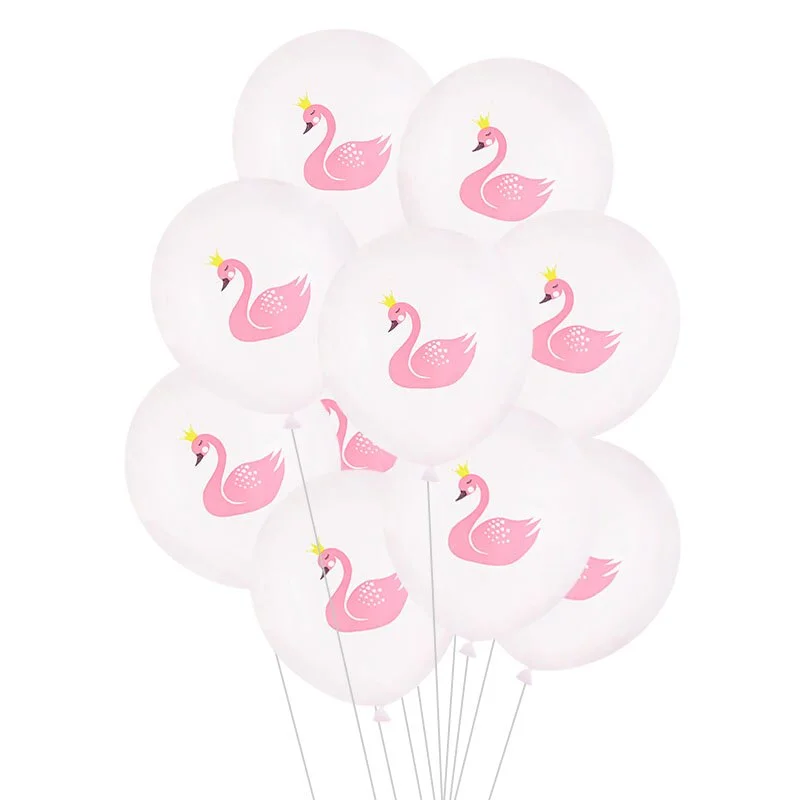 10/15pcs Swan Latex Balloons for Wedding Girl Birthday Party Decoration Baby Shower Party Supplies Air Helium Globos Kids Toy