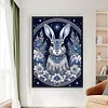 (US Local)Rabbit -11CT Stamped Cross Stitch Kit(40x60cm)