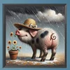 Diamond Painting -DIY Full Square Drill Pig(35*35CM)