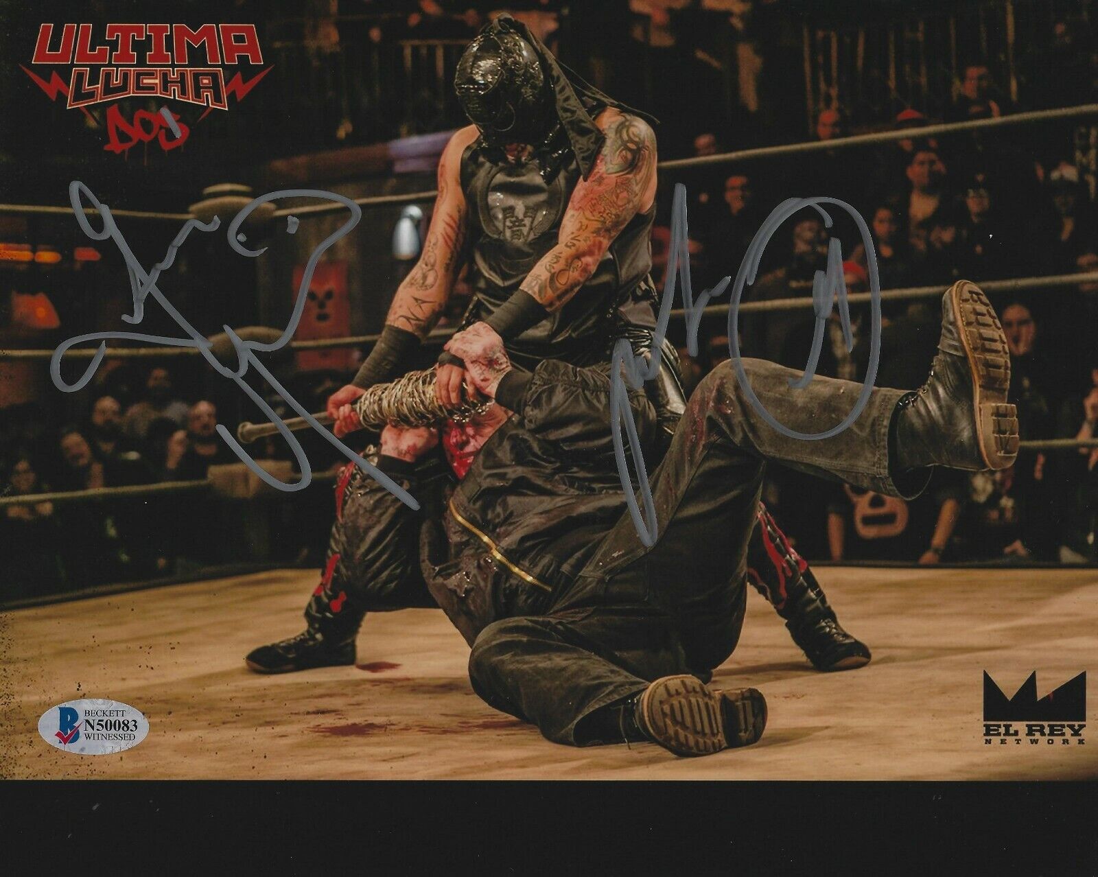 Pentagon Jr Vampiro Signed 8x10 Photo Poster painting BAS Beckett COA Lucha Underground WCW AAA