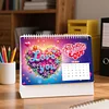 2026 DIY Special Shape Desktop Diamond Standing Calendar for Bedroom Living Room