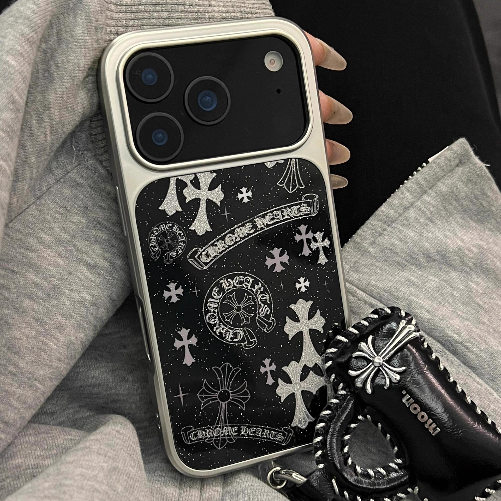 クロムハーツ アイウェア ペン ブラシ  スマホケース クロムハーツ アイウェア ペン ブラシ コイン スマホケース