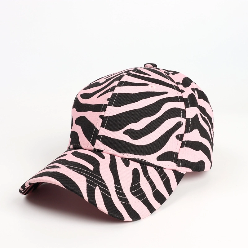 Unisex Fashion Zebra Leopard Cartoon Curved Eaves Baseball Cap