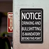 Notice - Vintage Metal Signs(12*16Inch) - Bar